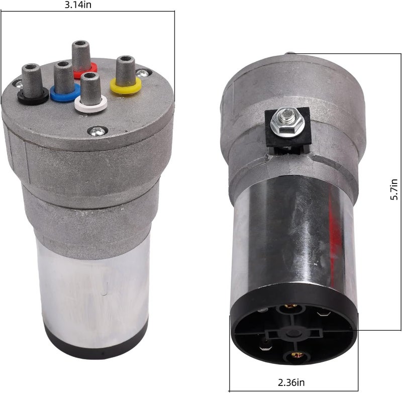 FARBIN بوق موسيقي 5 بوق موسيقي صوت هواء بوق مع ضاغط يعزف لحن لا كوكاراشا أحمر 12 فولت 150 ديسيبل للقطار الشاحنة السيارة القارب RV UTV الدراجة النارية (مجموعة أبواق لا كوكاراشا) - Image 4